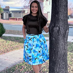 VICTRESS CLASSIC SKIRT -BLUE ICICLE