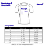 Kureiji Short Sleeve Rashguard - Dark Flow